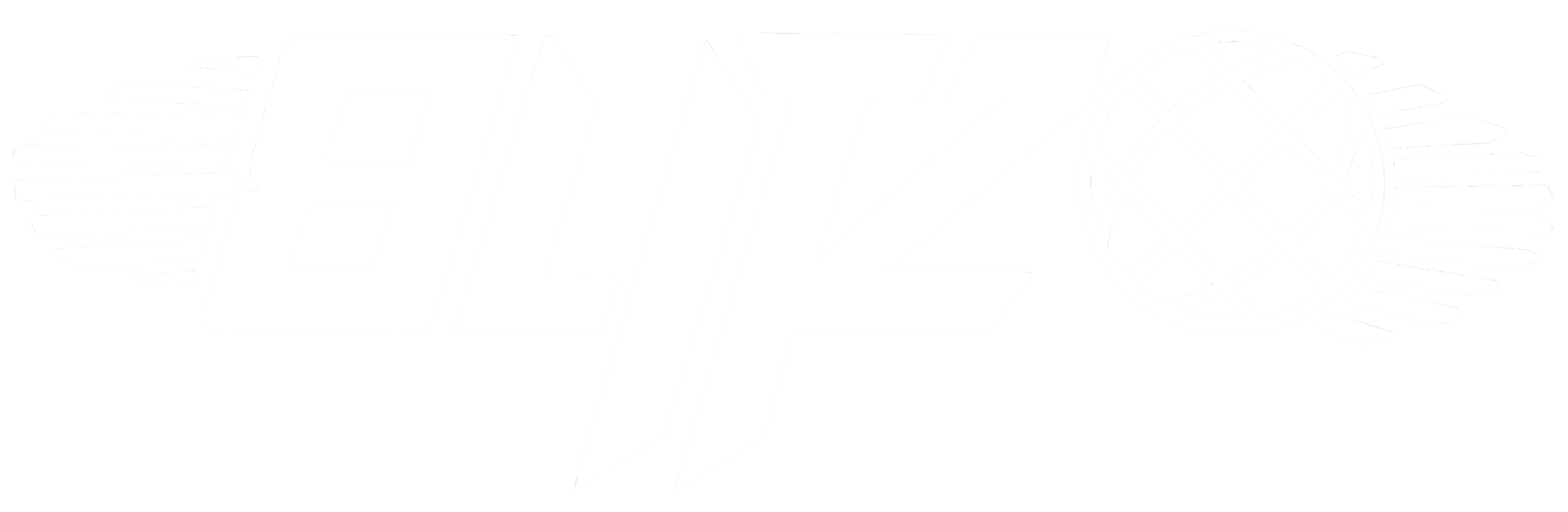 Blitz Web Design logo white transparent